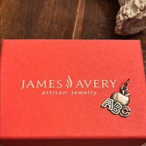 James Avery Silver ABC Charm